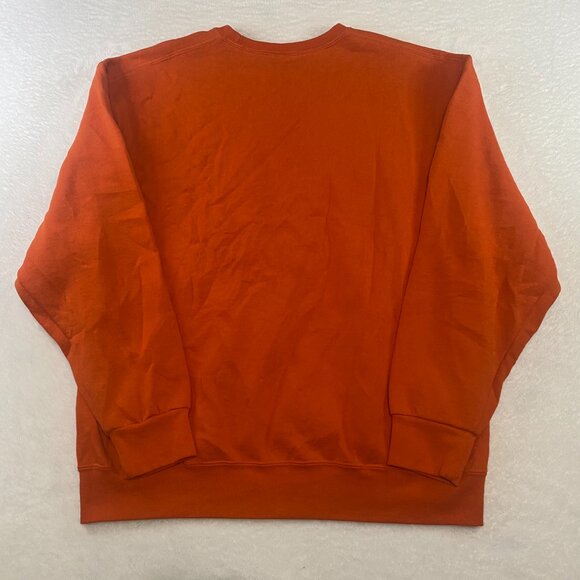 Vintage Russell Athletic Sweatshirt Adult XXL Orange Blank Sweater 90s USA - Picture 5 of 8
